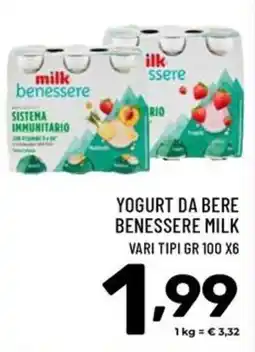 Il Centesimo Yogurt da bere benessere milk offerta