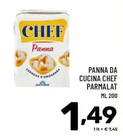 Il Centesimo Panna da cucina Chef Parmalat offerta