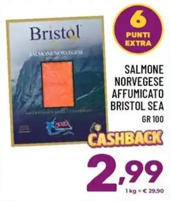 Il Centesimo Salmone norvegese affumicato bristol sea offerta