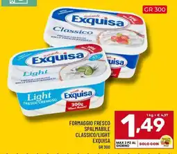 Il Centesimo Formaggio fresco spalmabile Exquisa offerta