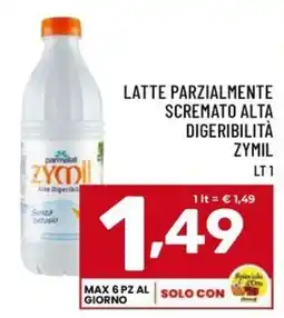Il Centesimo Latte parzialmente scremato alta digeribilità Zymil offerta
