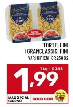 Il Centesimo Tortellini i granclassici fini offerta