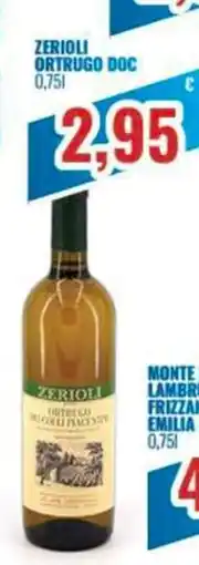 Paladini Otello Supermercato Zeriolì Ortrugo Doc offerta