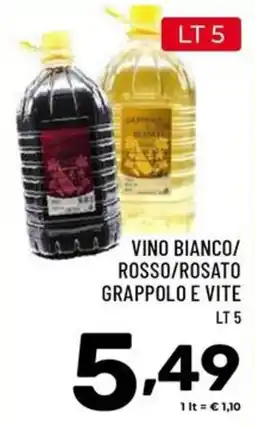 Il Centesimo Vino bianco/rosso/rosato grappolo e vite offerta