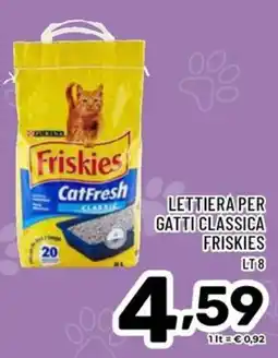 Il Centesimo Lettiera per gatti classica Friskies offerta