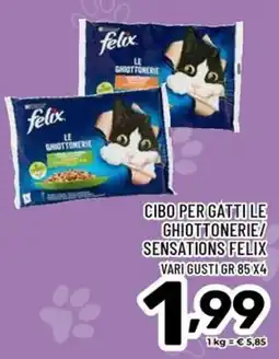 Il Centesimo Cibo per gatti Le Ghiottonerie offerta