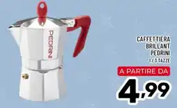 Il Centesimo Caffettiera brillant pedrini offerta