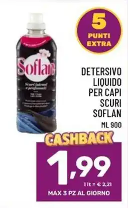 Il Centesimo Detersivo liquido per capi scuri Soflan offerta
