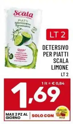 Il Centesimo Detersivo per piatti Scala limone offerta