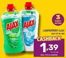 Il Centesimo Lavapavimenti Ajax offerta
