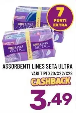 Il Centesimo Assorbenti Lines Seta Ultra offerta