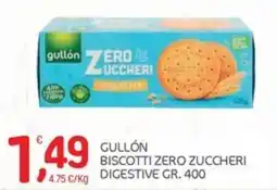 Carni e Affini Supermercati Gullón biscotti zero zuccheri digestive offerta