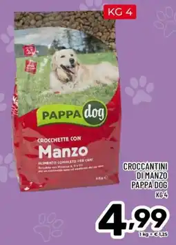 Il Centesimo Crocchette con Manzo Pappa Dog offerta