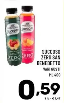 Il Centesimo Succoso zero San Benedetto offerta