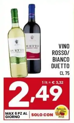 Il Centesimo Vino rosso/bianco Duetto offerta