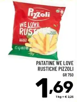 Il Centesimo Patatine We Love Rustiche Pizzoli offerta