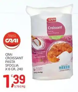 Carni e Affini Supermercati Crai croissant pasta sfoglia offerta