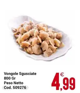 Centro Cash Vongole Sgusciate offerta