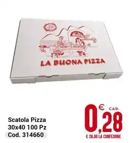 Centro Cash Scatola Pizza offerta
