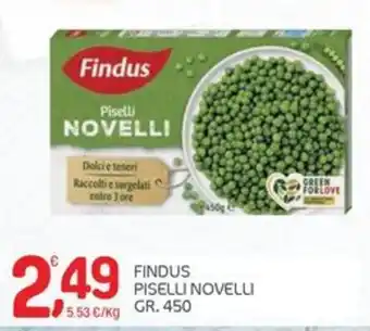 Carni e Affini Supermercati Findus Piselli Novelli offerta