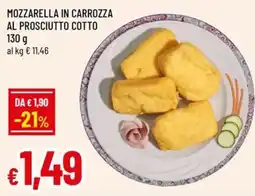 Galassia superstore Mozzarella in carrozza al prosciutto cotto offerta
