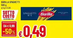 Galassia superstore Barilla Spaghetti offerta