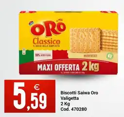 Centro Cash Biscotti Saiwa Oro offerta