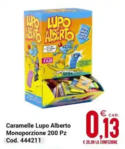 Centro Cash Caramelle Lupo Alberto offerta