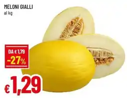 Galassia superstore Meloni gialli offerta