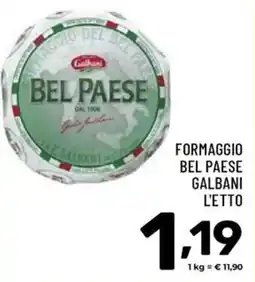Il Centesimo Formaggio Bel Paese Galbani offerta
