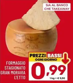 Il Centesimo Formaggio stagionato Gran Moravia offerta
