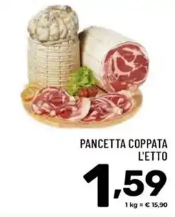 Il Centesimo Pancetta coppata letto offerta