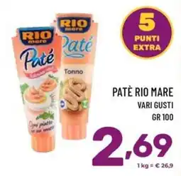 Il Centesimo Paté Rio Mare offerta
