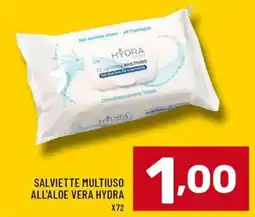 Il Centesimo Salviette multiuso all'aloe vera Hydra offerta