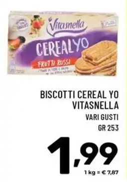 Il Centesimo Biscotti Cereal Yo Vitasnella offerta