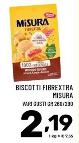 Il Centesimo Biscotti Fibrextra Misura offerta