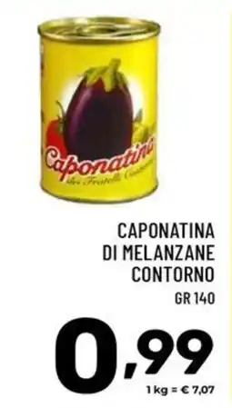 Il Centesimo Caponatina di melanzane contorno offerta