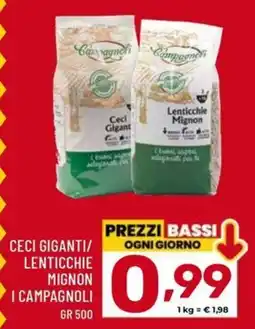 Il Centesimo Ceci Giganti/ Lenticchie Mignon I Campagnoli offerta