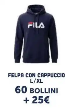 Il Centesimo FelPA con cappuccio Fila offerta