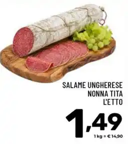 Il Centesimo Salame ungherese nonna tita offerta