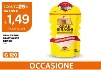 Ekom Biraghi Gran Biraghi Grattugiato 120g offerta