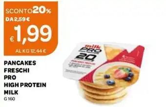 Ekom Pancakes Freschi Pro High Protein Milk 160g offerta