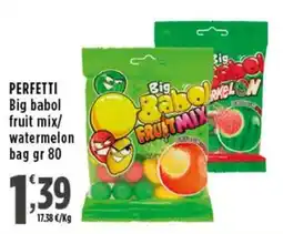 Rossotono Carrefour Perfetti Big babol fruit mix offerta