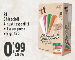 Rossotono Carrefour Ghiaccioli offerta