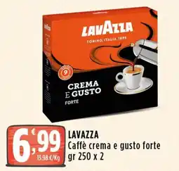 Rossotono Carrefour Lavazza Caffè crema e gusto forte offerta