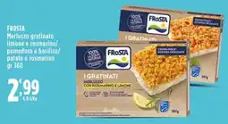 Rossotono Carrefour Frosta I gratinati merluzzo con rosmarino e limone offerta