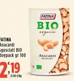 Rossotono Carrefour Fatina Anacardi Sgusciati BIO offerta