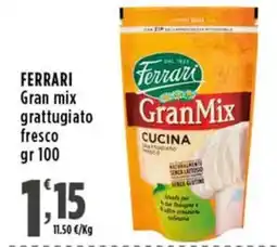 Rossotono Carrefour Ferrari Gran mix grattugiato fresco offerta