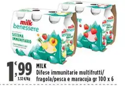 Rossotono Carrefour Milk benessere offerta