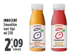 Rossotono Carrefour Innocent Smoothie offerta